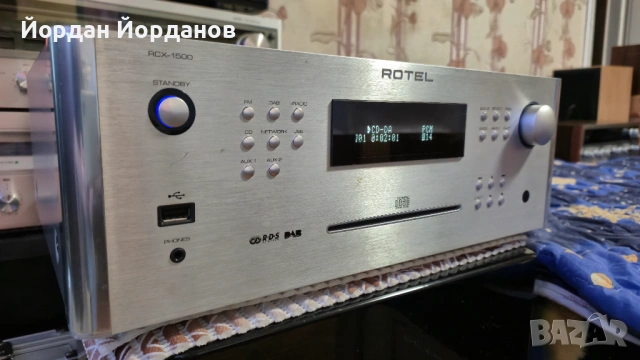 Rotel RCX-1500 Hi-Fi CD Receiver Висококачествен стерео ресивър, снимка 2 - Ресийвъри, усилватели, смесителни пултове - 53043359