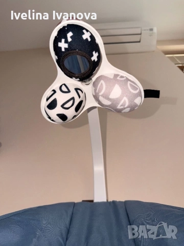 Електрическа бебешка люлка mamaRoo 5.0 Slate Blue, синьо-сива, снимка 2 - Детски люлки - 53558048