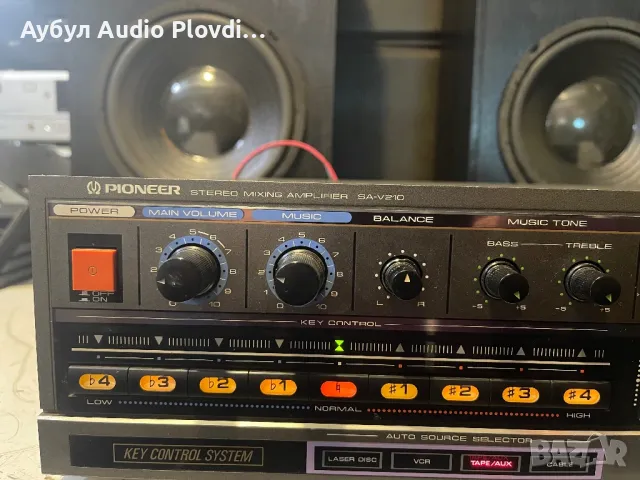 PIONEER Стерео миксиращ караоке усилвател SA-V210, снимка 6 - Ресийвъри, усилватели, смесителни пултове - 49697574