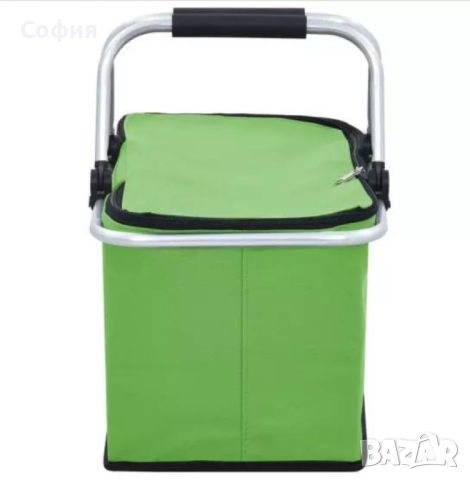 Сгъваема хладилна чанта ,кошница за плаж и къмпинг с дръжки, снимка 8 - Други стоки за дома - 46456541