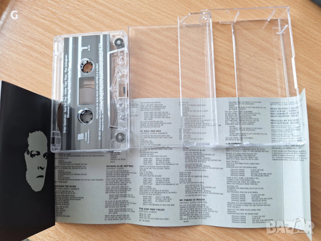 Аудио касета Metallica - The Black Album, Нова, UK издание., снимка 3 - Аудио касети - 54073650