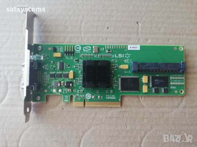  LSI Logic SAS3442E-HP 3.0Gb/s PCI-Express x8 SAS RAID Controller Card, снимка 1 - Други - 46460372