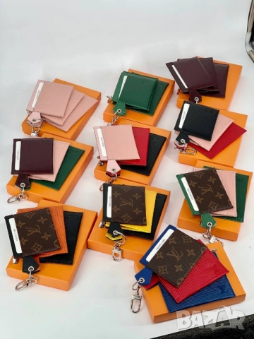 визитник от естествена кожа gucci louis vuitton , снимка 2 - Портфейли, портмонета - 51447651