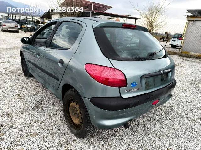 Peugeot 206 1.4 75к.с. НА ЧАСТИ , снимка 4 - Автомобили и джипове - 48983373