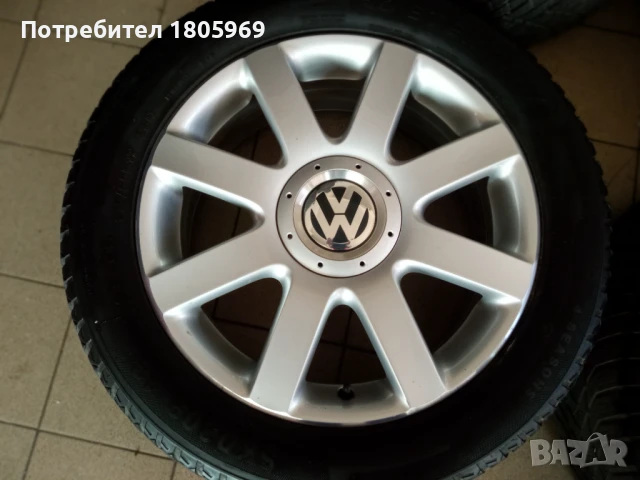 4бр. ал. джанти VW (оригинални) 5x112, 6x 17 , ET48,5, снимка 3 - Гуми и джанти - 50651159