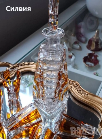 Винтидж кристален сервиз , снимка 9 - Антикварни и старинни предмети - 53584479