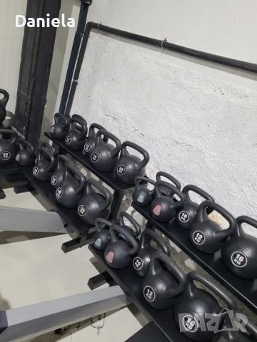 Пудовки сет 2х4 2х6 2х8 2х10 2х12 2х16 2х20 комплект kettlebell 760 лв, снимка 2 - Фитнес уреди - 45838705