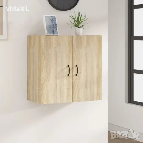 vidaXL Стенен шкаф, сонома дъб, 60x31x60 см, инженерно дърво(SKU:812900), снимка 2 - Шкафове - 49533117