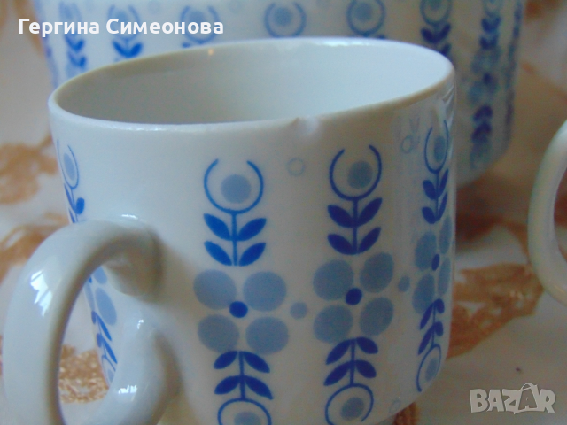 Стар български сервиз за кафе, снимка 6 - Сервизи - 45031935
