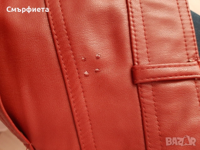 кожен панталон на Zara , снимка 5 - Панталони - 53925363