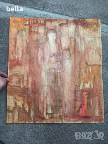 3 стари акварела на худ.Цветан Цонев ,подписани -оригинал, снимка 2 - Антикварни и старинни предмети - 50254731