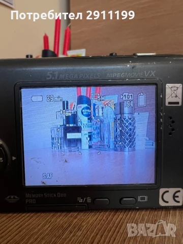 Фотоапарат Sony 5,1Mp, снимка 4 - Фотоапарати - 51080131