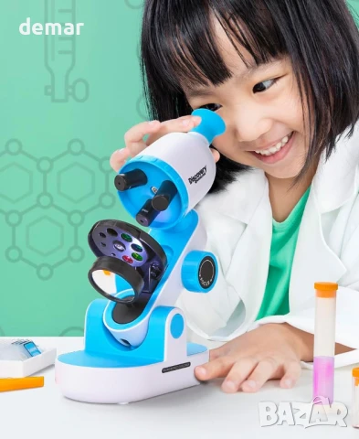 DISCOVERY #MINDBLOWN - Комплект детски микроскоп, научен комплект, снимка 4 - Образователни игри - 51271746