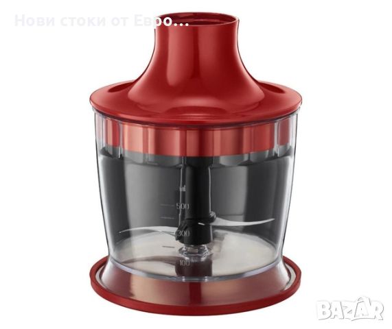 Пасатор Russell-Hobbs - 24700-56 3в1, 500W, 2 степени, червен

, снимка 2 - Чопъри и пасатори - 45996661