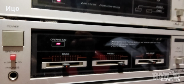 Fisher система 3 компонента,тунер дек и усилвател., снимка 3 - Аудиосистеми - 51801258