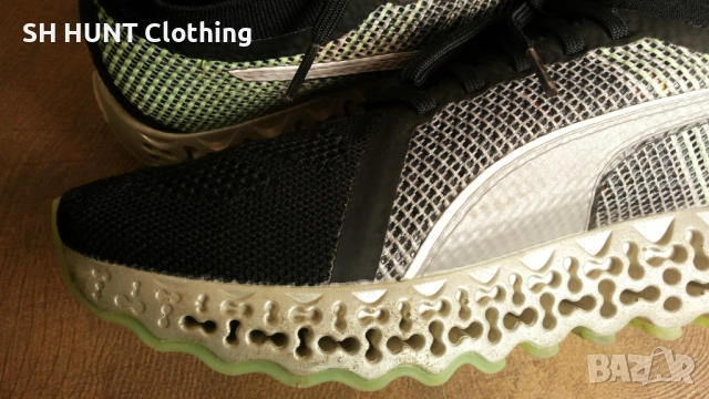 PUMA Calibrate Black Elektro Green размер EUR 41 / UK 7,5 мъжки летни маратонки 88-13-S, снимка 10 - Маратонки - 52228709