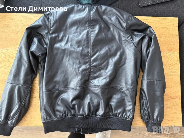 НОВО Кожено яке PULL&BEAR / М, снимка 2 - Якета - 52368627