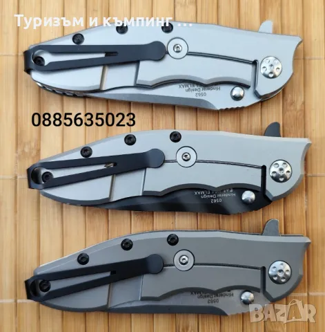 Сгъваем нож Zero Tolerance ZT0562TS Hinderer /Tiger Stripe/, снимка 5 - Ножове - 37180090