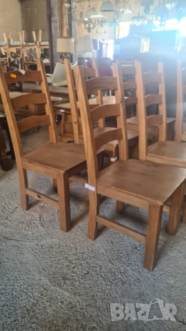 масивен стол внос от Европа, снимка 7 - Столове - 50681653