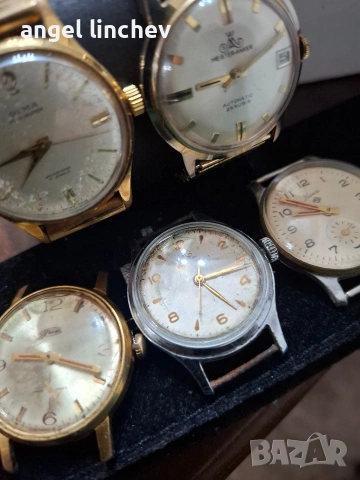 старинни ръчни,руски часовници работещи , снимка 3 - Мъжки - 53748722