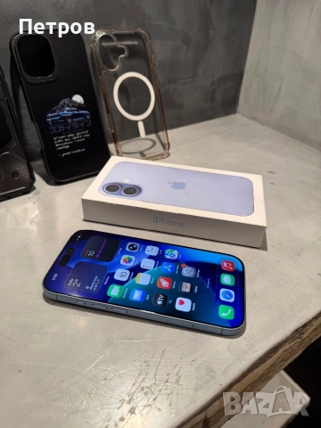 КАТО ЧИСТО НОВ Iphone 17 Mist Blue + калъфи, снимка 7 - Apple iPhone - 54152959