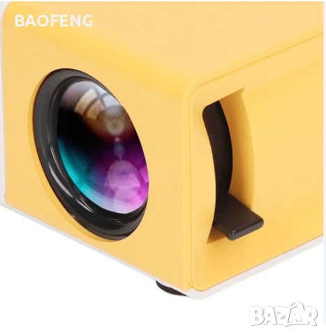 Нов YG300 Мини LED видео проектор/Full HD/забавления за деца/домашно кино/HDMI/USB/дистанционно, снимка 9 - Плейъри, домашно кино, прожектори - 50702605