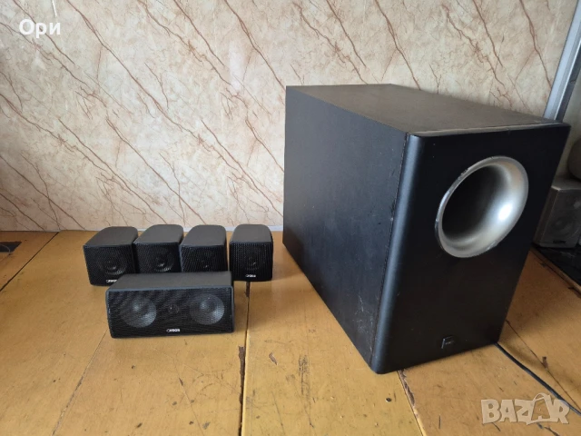 Активен субуфер Canton AS10 + 4бр.съраунд колонки + 1бр. център, снимка 4 - Тонколони - 50839210