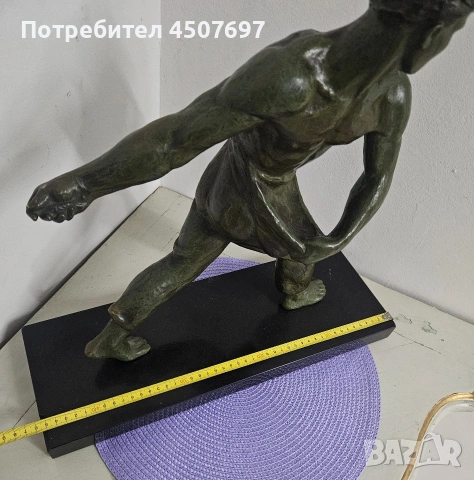 Бронзова Скулптора, Александър Келети 1930г. , снимка 11 - Антикварни и старинни предмети - 53013467