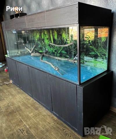 Огромен аквариум 1170 литра със шкаф-250см., снимка 3 - Аквариуми - 53801290