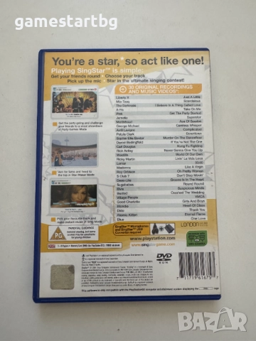 Singstar за PS2, снимка 2 - Игри за PlayStation - 51756761