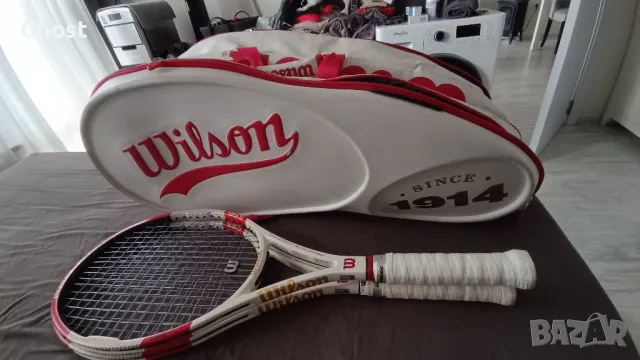 Wilson 2 бр. Pro Staff 95" (със сак Wilson 1914) - юбилейни 100 г., снимка 4 - Тенис - 48861202