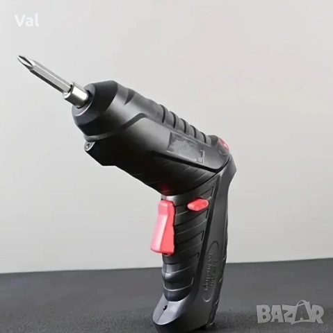 Акумулаторна електрическа бормашина 47 части в комплект с куфар, снимка 6 - Бормашини - 53671548