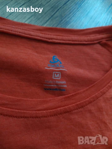 Odlo Men's Bl Top Crew Neck S / S Concord Shirt - мъжка мерино тениска М, снимка 4 - Тениски - 51339906