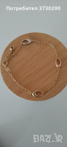 Златна гривна 14к , снимка 2 - Гривни - 53483505