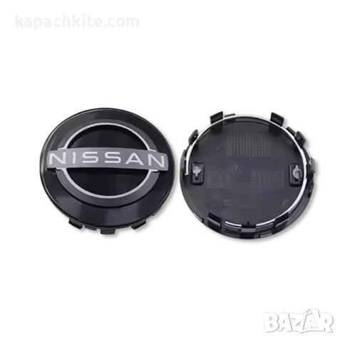 Капачки за джанти за Nissan Кашкай, Джук, Ноут, Навара, Пулсар - Сребристи/Черни, снимка 2 - Аксесоари и консумативи - 35482493