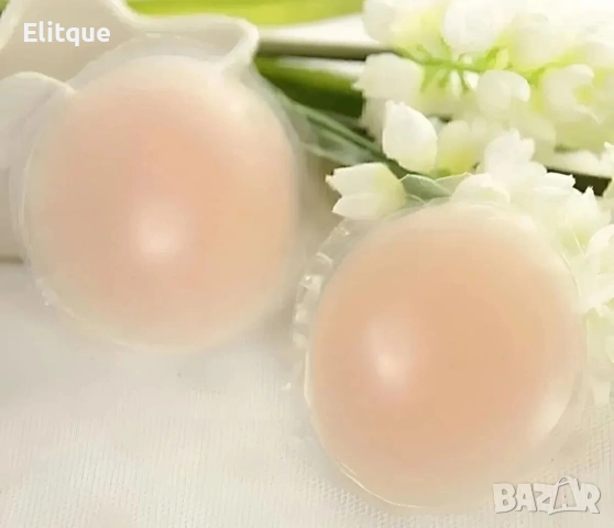 Самозалепващи силиконови лепенки за зърна – 7 см