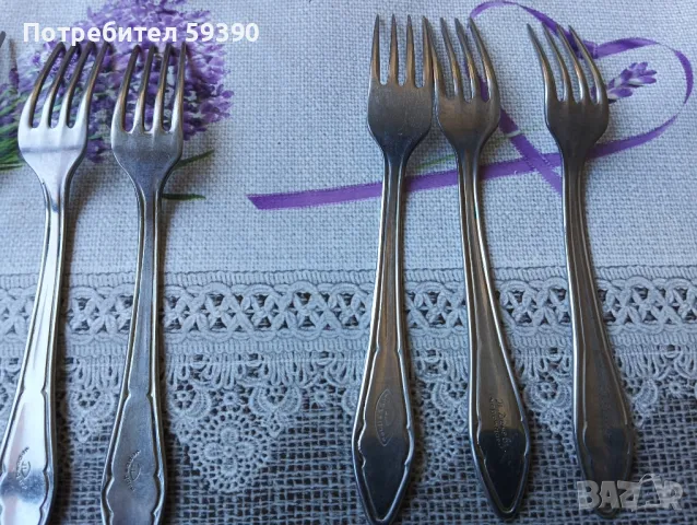 Малки вилички използвани , снимка 3 - Прибори за хранене, готвене и сервиране - 49965928