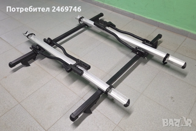 Багажници CRUZ RACE за 2 бр. велосипеди за таван на автомобил и напречни греди., снимка 2 - Аксесоари и консумативи - 53747421