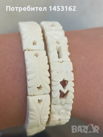 Старинни гривни от кост , снимка 1