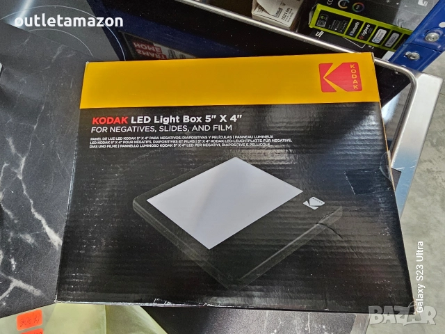 LED светлинна кутия KODAK 5”x4” за негативи, диапозитиви и филми , снимка 8 - Чанти, стативи, аксесоари - 52846090