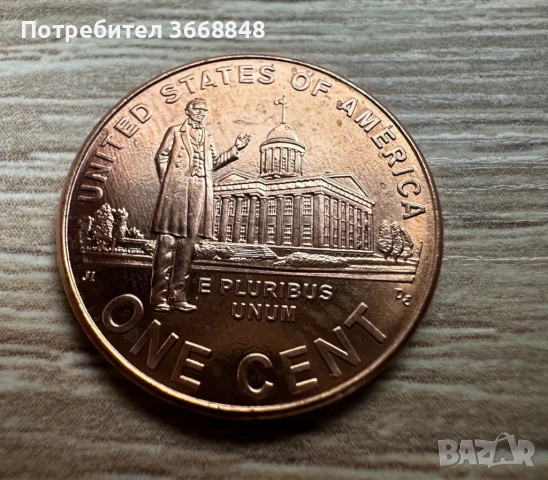 Юбилейни монети - Ейбрахам Линкълн - 2009 - BU, снимка 4 - Нумизматика и бонистика - 53434009