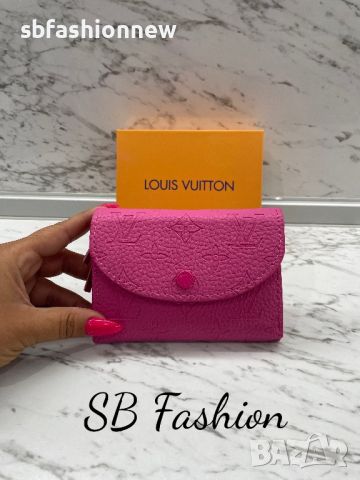 Louis Vuitton розово портмоне реплика, снимка 4 - Портфейли, портмонета - 45885567