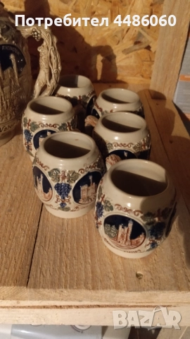 Античен Немски керамичен сервиз, снимка 4 - Антикварни и старинни предмети - 52393719
