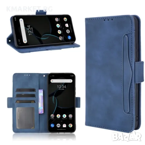 ZTE Libero 5G Wallet Кожен Калъф и Протектор, снимка 3 - Калъфи, кейсове - 48626018