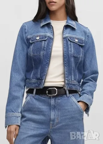 Mango дънково яке два цвята , снимка 7 - Якета - 49763539