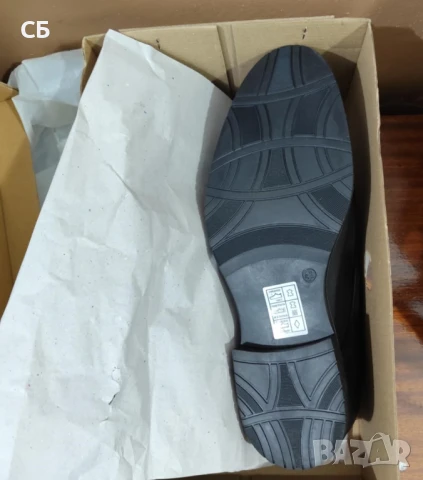 Два чифта нови черни обувки от естествена кожа №41 и 42, снимка 6 - Ежедневни обувки - 50697376