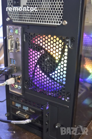 Геймърски компютър I5 6500 RX580 SSD 8 GB DDR4 светеща кутия, снимка 7 - Геймърски - 53723841
