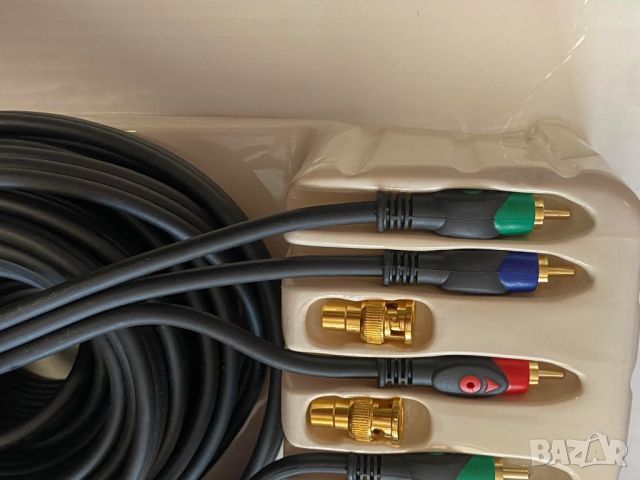 NIKKAI Pure Connectivity 10m RGB Phono to RGB Phono/BNC Cable 24 Gold Plated , снимка 4 - Други - 46727365