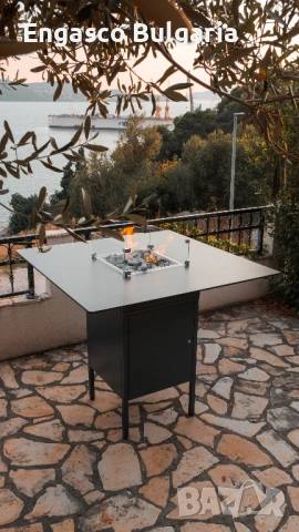Модерна дизайнерска маса - Огнена маса Engasco Slava High, снимка 7 - Маси - 53941344