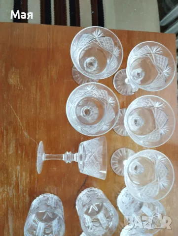 Кристални чаши за шампанско, снимка 15 - Чаши - 50370376